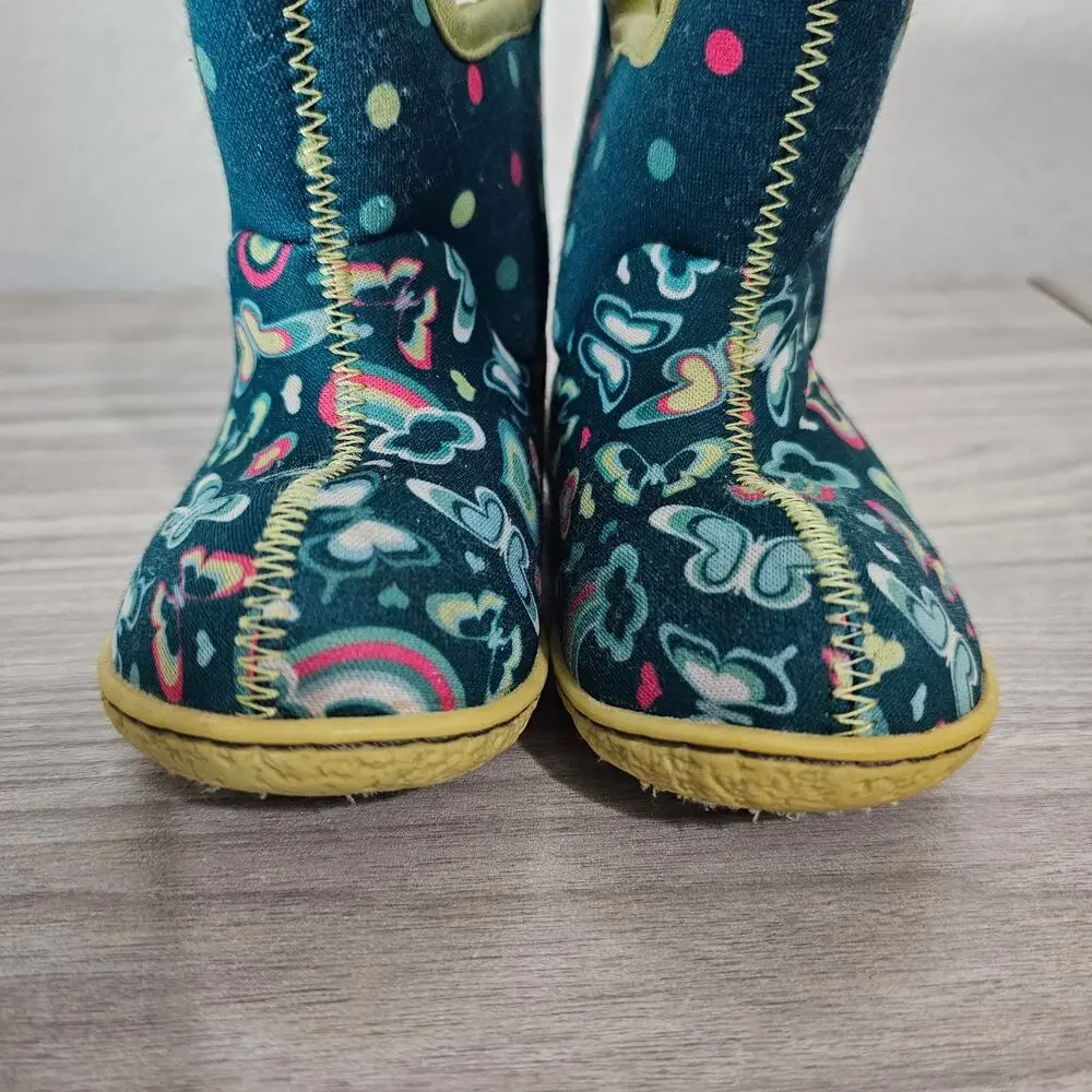 BOGS Baby II Boots Waterproof Rainbow Green Blue Toddler Infants US 5 Outdoors